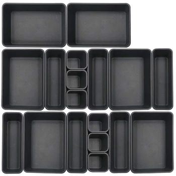 18 Pack Interlocking Drawer Organizer Tray, Multi-Purpose Desk Drawer Tray Organizer for Kitchen Bathroom Office Bedroom
18 Pack Interlocking Drawer Organizer Tray, Multi-Purpose Desk Drawer Tray Organizer for Kitchen Bathroom Office Bedroom