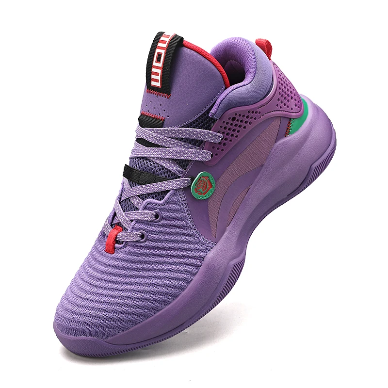 Professional Basketball Shoes Men Youth Trend Purple Athletic Shoes Men Basketball Sneakers Platform Bounce High Top Sneakers
Professional Basketball Shoes Men Youth Trend Purple Athletic Shoes Men Basketball Sneakers Platform Bounce High Top Sneakers