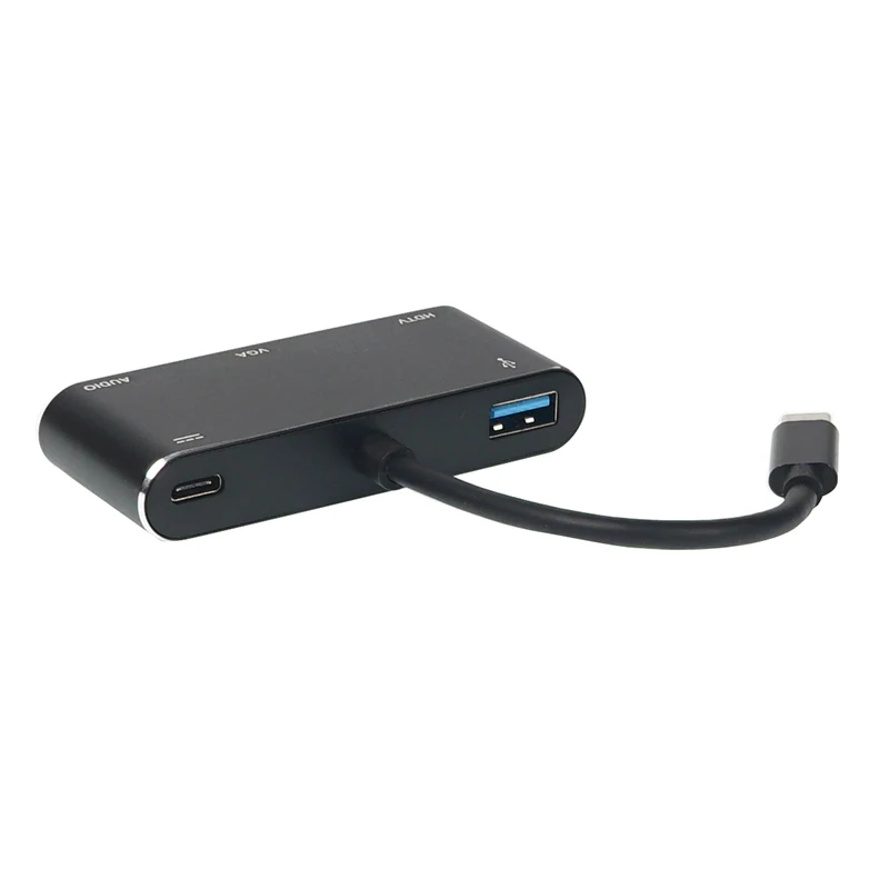 HDMI VGA AUDIO USB Multiport Adaptor 4 in 1 USB-C Type-C to HDMI 4K/VGA/Audio/USB Adapter cable Convertor
HDMI VGA AUDIO USB Multiport Adaptor 4 in 1 USB-C Type-C to HDMI 4K/VGA/Audio/USB Adapter cable Convertor