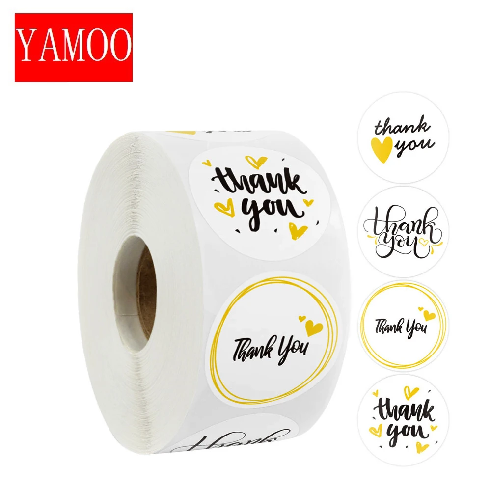 Round "thank you" sticker gift seal seal label decoration party thank you sticker 100-500pcs
Round "thank you" sticker gift seal seal label decoration party thank you sticker 100-500pcs