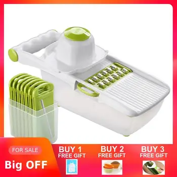 Vegetable Cutter with Steel Blade Mandoline Slicer Potato Peeler Carrot Cheese Grater vegetable slicer Kitchen Accessories
Vegetable Cutter with Steel Blade Mandoline Slicer Potato Peeler Carrot Cheese Grater vegetable slicer Kitchen Accessories