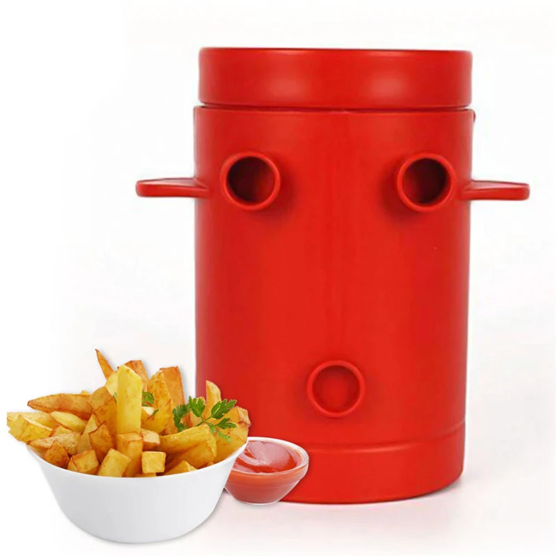 2 in 1 Fries Maker Microwave French Fry Cutters Cooker Crispy French Fries From Fresh Potatoes Slicers Container 
2 in 1 Fries Maker Microwave French Fry Cutters Cooker Crispy French Fries From Fresh Potatoes Slicers Container