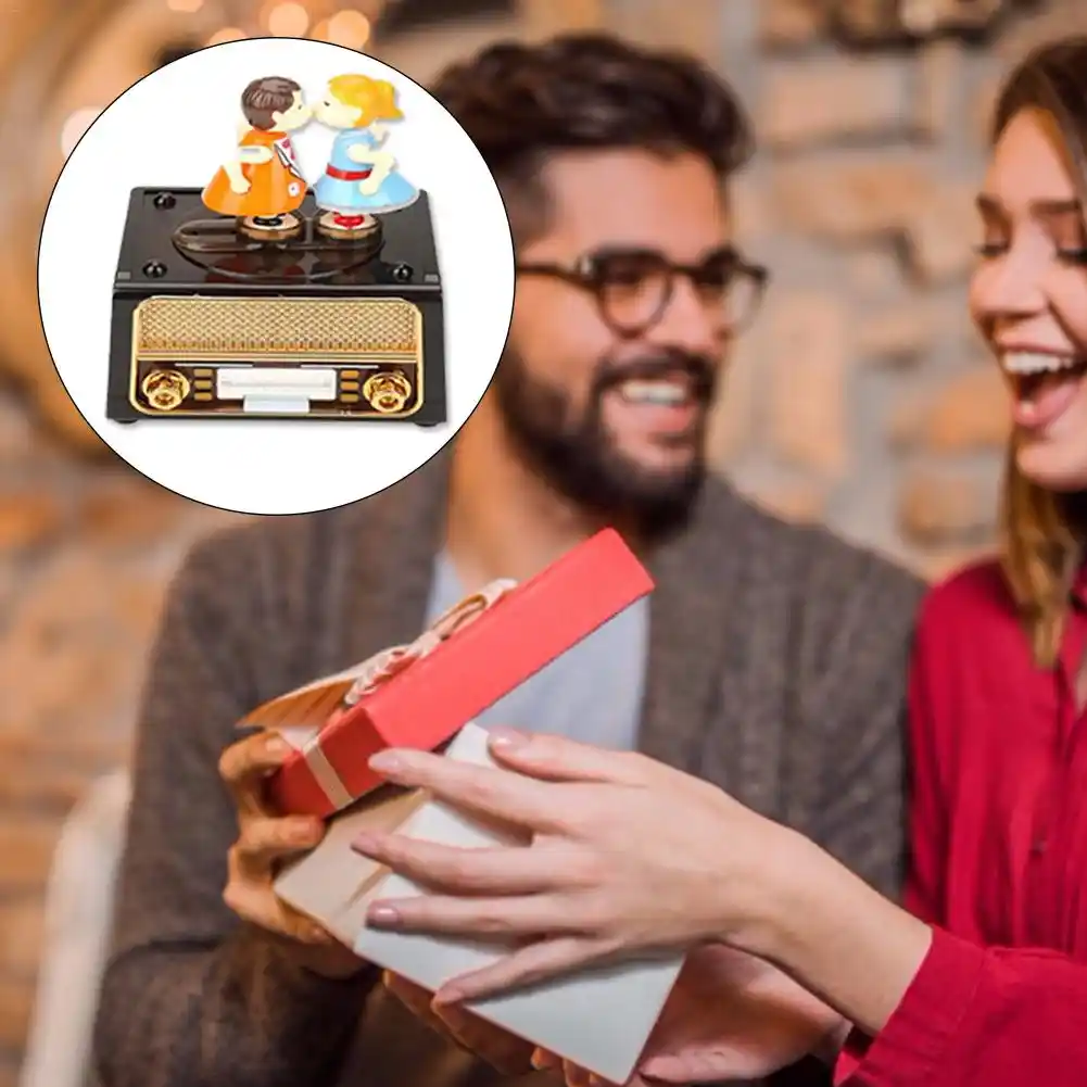radio player durable eco-friendly musical box for birthday