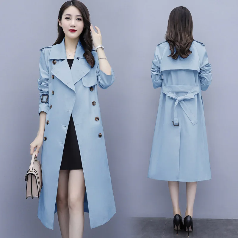 Trench Coat Fashion Comfortable Double Breasted 2019 Autumn Mid-length Long Sleeve Elegant
Trench Coat Fashion Comfortable Double Breasted 2019 Autumn Mid-length Long Sleeve Elegant