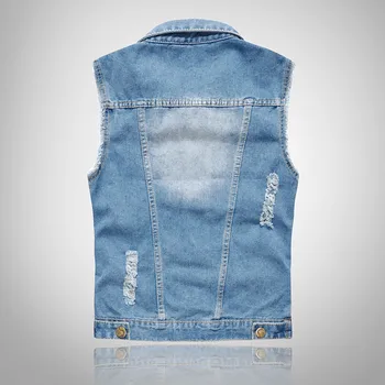 Fashion Men Denim Vest Sleeveless Washed Jeans Waistcoat Ripped Jacket Tops Plus Size 6XL SER88
Fashion Men Denim Vest Sleeveless Washed Jeans Waistcoat Ripped Jacket Tops Plus Size 6XL SER88