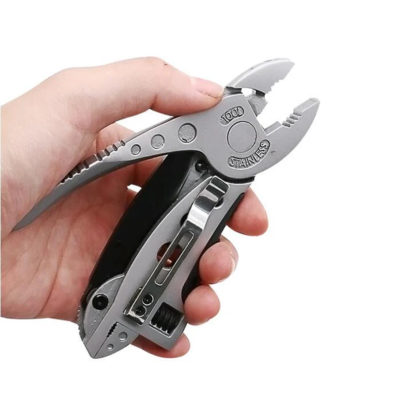 Multitool Pliers Pocket Knife Screwdriver Set Kit Adjustable Wrench Jaw Spanner Repair Survival Hand Multi Mini Tools
Multitool Pliers Pocket Knife Screwdriver Set Kit Adjustable Wrench Jaw Spanner Repair Survival Hand Multi Mini Tools