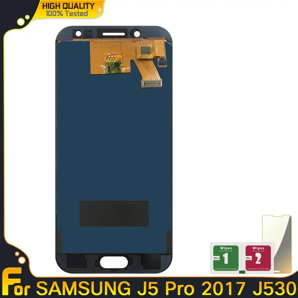 Фото 100% NEW LCDs Display For Samsung Galaxy J5 Pro 2017 J530 J530F J530FM Touch Screen Digitizer Assembly Can Adjust Brightness | Мобильные