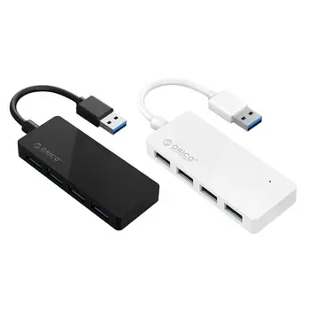 ORICO HC4-U3 4 Ports USB3.0 hub Univseral USB Splitter HUB for Desktop Laptop computer for Windows/Linux/Mac black white
ORICO HC4-U3 4 Ports USB3.0 hub Univseral USB Splitter HUB for Desktop Laptop computer for Windows/Linux/Mac black white