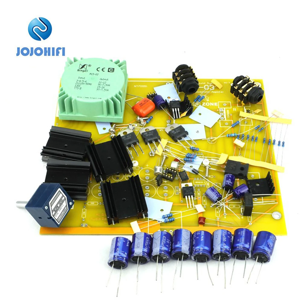 NX-03 Headphone AMP Amplifier DIY KITS with ALPS 27 Type Potentiometer & Transformer Base On Italy RudiStor NX03 Amp Board
NX-03 Headphone AMP Amplifier DIY KITS with ALPS 27 Type Potentiometer & Transformer Base On Italy RudiStor NX03 Amp Board