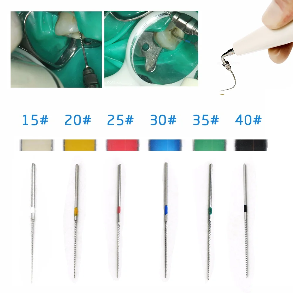 6 Pcs/pack Dental NITI Endo U-FILE Tip Ultrasonic Cleaning Files for Root Canal #15 #20 #25 #30 #35 #40 Eayinsmile Dentist Tools
6 Pcs/pack Dental NITI Endo U-FILE Tip Ultrasonic Cleaning Files for Root Canal #15 #20 #25 #30 #35 #40 Eayinsmile Dentist Tools