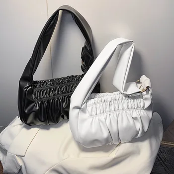 New bag female 2020 spring and summer new fold soft face shoulder bag portable diligent wild armpit bag
New bag female 2020 spring and summer new fold soft face shoulder bag portable diligent wild armpit bag