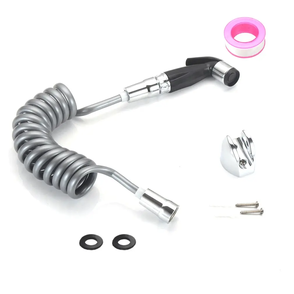 Handheld Shower Head Douche Toilet Bidet Spray Universal Wash Jet Shattaf with Spring Hose
Handheld Shower Head Douche Toilet Bidet Spray Universal Wash Jet Shattaf with Spring Hose
