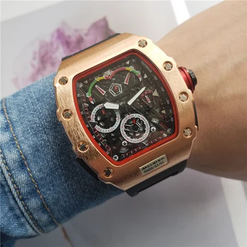 New Top Luxury Brand RM Waterproof Watch Male DZ Richard Watches Automatic Wristwatches Mille Man Clock Gift Best Gifts for Men 
New Top Luxury Brand RM Waterproof Watch Male DZ Richard Watches Automatic Wristwatches Mille Man Clock Gift Best Gifts for Men