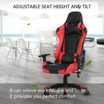(ES )360 Degree Rotation Rolling Wheels Home Office Computer Desk Ergonomic Height Adjustable Gaming Chair Recliner Racing Chair
(ES )360 Degree Rotation Rolling Wheels Home Office Computer Desk Ergonomic Height Adjustable Gaming Chair Recliner Racing Chair