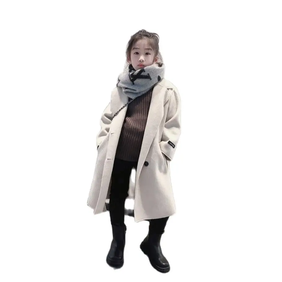 Autumn and winter new style double-sided coat cloth fashionable foreign girl's clothing mid-length children Double-faced velve
Autumn and winter new style double-sided coat cloth fashionable foreign girl's clothing mid-length children Double-faced velve