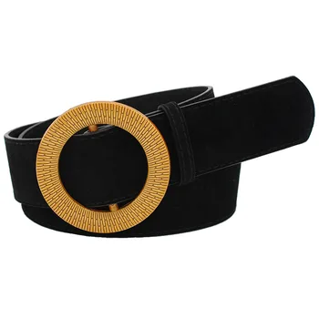 Hot New Design round resin buckle no pin Velvet Belts Women High Quality Fashion Wide Belt Girl coat Dress Black Waistband Lady
Hot New Design round resin buckle no pin Velvet Belts Women High Quality Fashion Wide Belt Girl coat Dress Black Waistband Lady