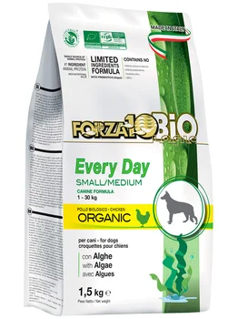FORZA10 FORZA10 DOG BIO EVERY DAY SMALL / MEDIUM for adult dogs of small and medium breeds chicken and seaweed
FORZA10 FORZA10 DOG BIO EVERY DAY SMALL / MEDIUM for adult dogs of small and medium breeds chicken and seaweed