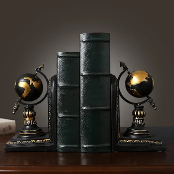 American Globe Bookend Resin Figurines Retro Globe Book Stand Model Miniature Ornaments Creative Handicrafts Household Decor
American Globe Bookend Resin Figurines Retro Globe Book Stand Model Miniature Ornaments Creative Handicrafts Household Decor
