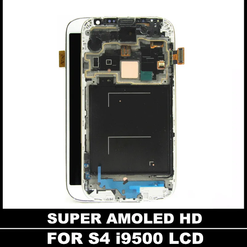 For Samsung Galaxy S4 i9500 Mobile LCD 100% Super AMOLED LCDS Display Touch Screen Frame Digitizer Assembly tempered glass
For Samsung Galaxy S4 i9500 Mobile LCD 100% Super AMOLED LCDS Display Touch Screen Frame Digitizer Assembly tempered glass