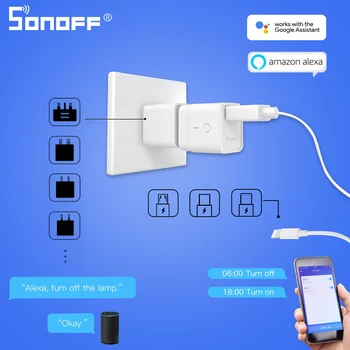 SONOFF Micro/Mini USB Adapter Wifi Switch 5V USB Power Adapter Smart Home eWeLink Wreless Voice Remote Control Google Home Alexa
SONOFF Micro/Mini USB Adapter Wifi Switch 5V USB Power Adapter Smart Home eWeLink Wreless Voice Remote Control Google Home Alexa