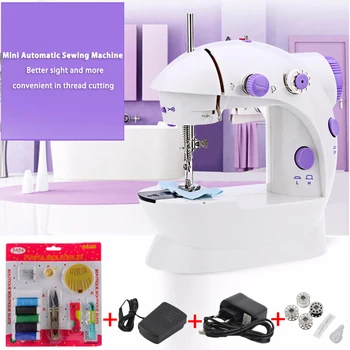 Upgrade Mini Sewing Machine Handheld Pedal Dual Speed Double Thread Multifunction Electric Automatic Tread Rewind Sewing Machine
Upgrade Mini Sewing Machine Handheld Pedal Dual Speed Double Thread Multifunction Electric Automatic Tread Rewind Sewing Machine