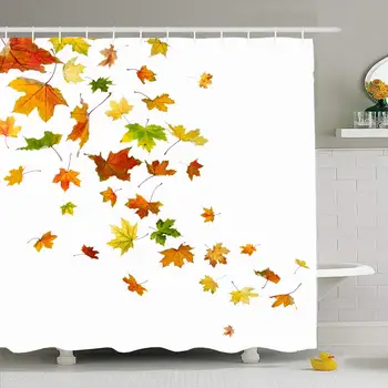 Shower Curtain Set with Hooks 72x72 Composition Maple Autumn Falling September Leaves Isolated Green Red On Nature Abstract
Shower Curtain Set with Hooks 72x72 Composition Maple Autumn Falling September Leaves Isolated Green Red On Nature Abstract