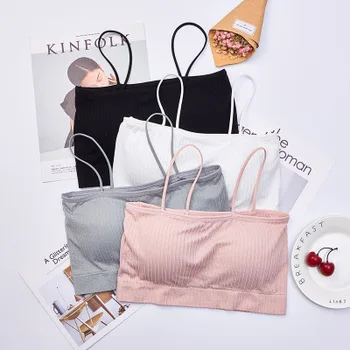 Women Push Up Bra Fitness Tops Brassiere Bralette Female Tube Top Sexy Underwear Wrapped Chest No rims Sling elastic motion bra
Women Push Up Bra Fitness Tops Brassiere Bralette Female Tube Top Sexy Underwear Wrapped Chest No rims Sling elastic motion bra