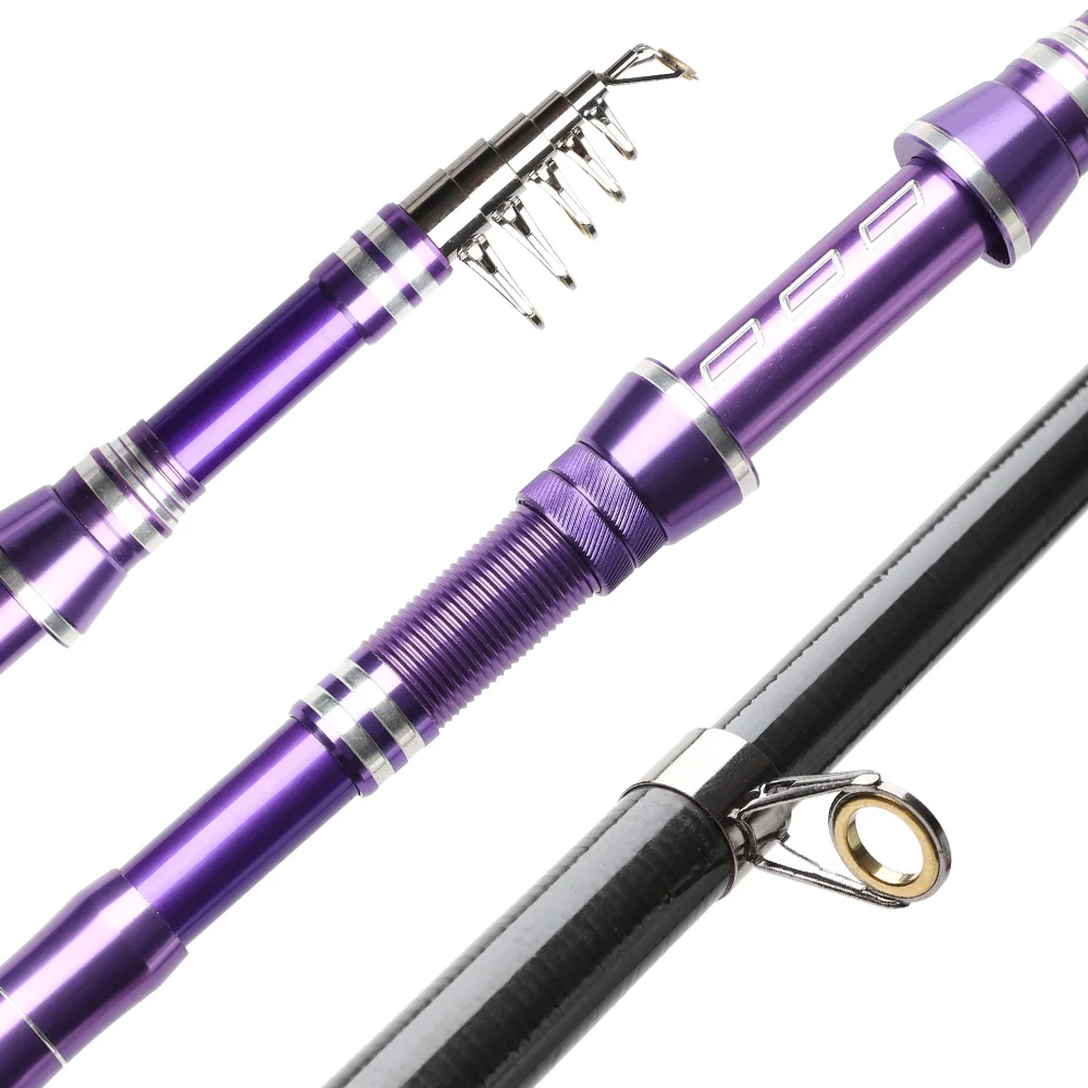 DONQL Telescopic Fishing Rod 1.8m-3.0m Carbon Fiber Ultrashort Spinning Fish Rod Travel Portable Sea Fishing Pole Fish Tackle主图01 (1)