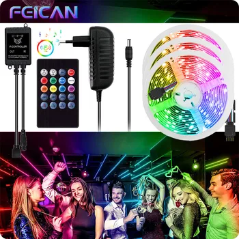 LED Strip Lights SMD5050 12v RGB Tape 10M 15M 20M 30M 18LEDs/Meter with White Light, Music Sync LED Light
LED Strip Lights SMD5050 12v RGB Tape 10M 15M 20M 30M 18LEDs/Meter with White Light, Music Sync LED Light