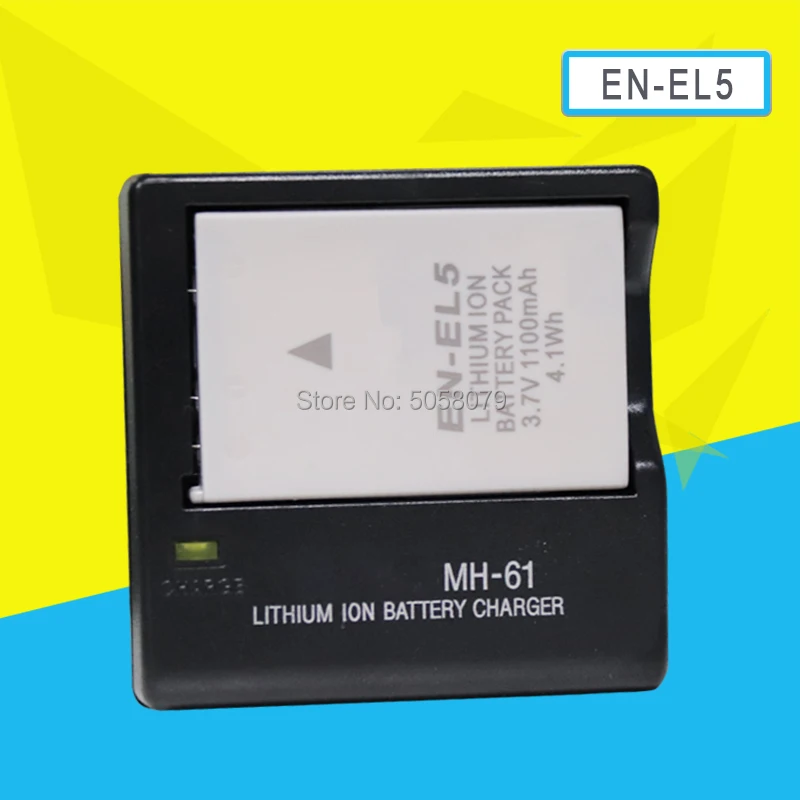 1pc EN-EL5 ENEL5 Digital Camera Battery Pack for Nikon Coolpix P4 P80 P90 P100 P500 P510 P520 P530 P5000 P5100 With MH-61 charge
1pc EN-EL5 ENEL5 Digital Camera Battery Pack for Nikon Coolpix P4 P80 P90 P100 P500 P510 P520 P530 P5000 P5100 With MH-61 charge