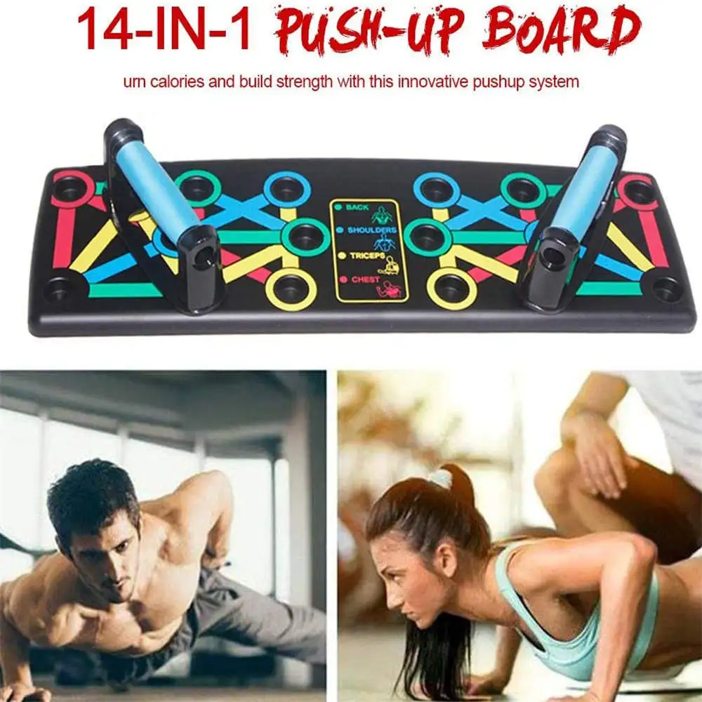 14 In 1 Push Up Board 9 In 1 Push-ups Stands Sport Equipments for Home Strength Gym Equipment Exercise Machine Workout
14 In 1 Push Up Board 9 In 1 Push-ups Stands Sport Equipments for Home Strength Gym Equipment Exercise Machine Workout
