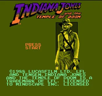 Indiana Jones and the Temple of Doom 60 Pin Game Card Customized For 8 Bit 60pins Game Player
Indiana Jones and the Temple of Doom 60 Pin Game Card Customized For 8 Bit 60pins Game Player