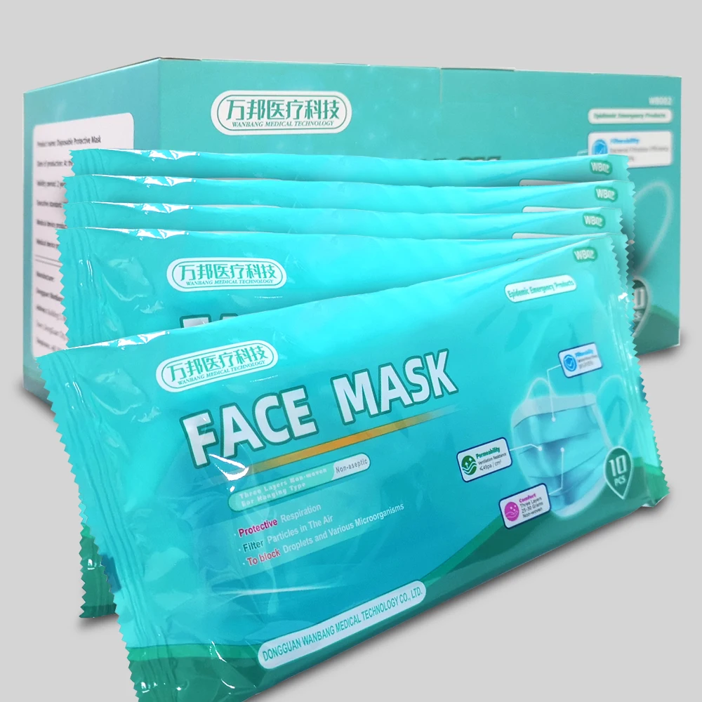10Pcs Personal disposable Protective Mask 2 Non Woven 1 Meltblown cloth Dustproof Maldehyde Prevent Face Earloop Mask
10Pcs Personal disposable Protective Mask 2 Non Woven 1 Meltblown cloth Dustproof Maldehyde Prevent Face Earloop Mask