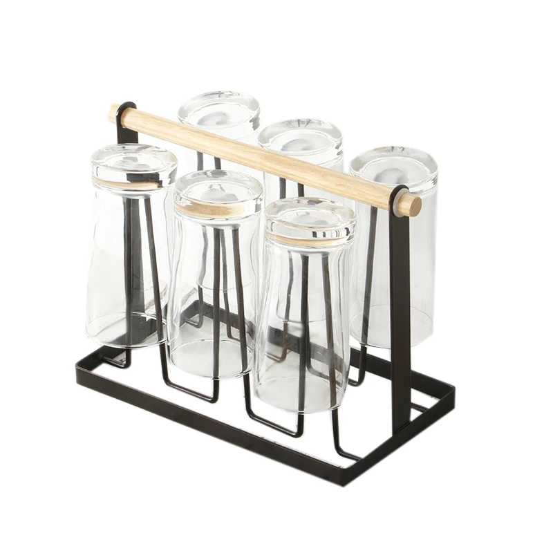 Kitchen Utensils Wrought Iron Cup Holder Creative Household Drain Cup Shelf for Kitchen Cup Storage Rack Hanging Drainer Storage
Kitchen Utensils Wrought Iron Cup Holder Creative Household Drain Cup Shelf for Kitchen Cup Storage Rack Hanging Drainer Storage