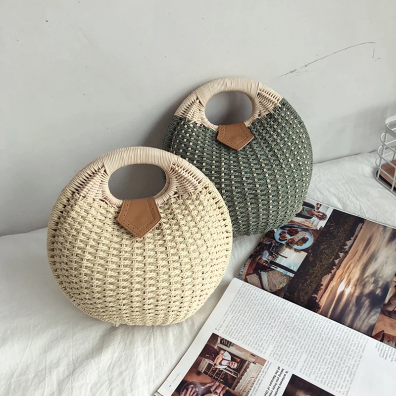 Bohemian Straw Bag Women Handbags Summer Beach Bag Chic Rattan Shell Clutch Fashion Hand-woven Female Travel Purses 2020
Bohemian Straw Bag Women Handbags Summer Beach Bag Chic Rattan Shell Clutch Fashion Hand-woven Female Travel Purses 2020
