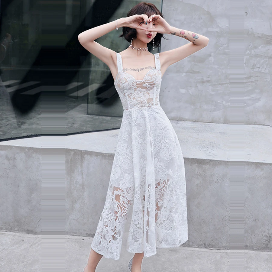 Prom Dress Elegant Prom Gown 2019 Illusion Lace Women Party Night Dresses Boat Neck Sleevless Backless Vestidos De Gala E694
Prom Dress Elegant Prom Gown 2019 Illusion Lace Women Party Night Dresses Boat Neck Sleevless Backless Vestidos De Gala E694
