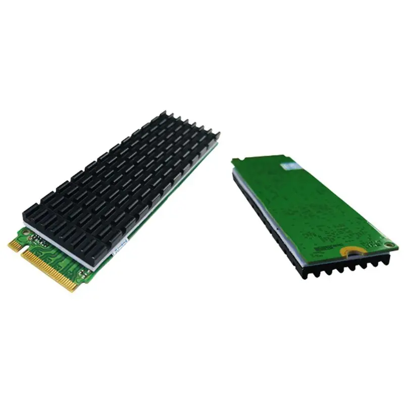Black Heatsink Heat Dissipation Radiator M.2 Cooling Heat Sink Heat Thermal Pads for M.2 2280 PCI-E NVME SSD
Black Heatsink Heat Dissipation Radiator M.2 Cooling Heat Sink Heat Thermal Pads for M.2 2280 PCI-E NVME SSD
