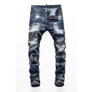 NEW Men Jeans Ripped for Men Skinny DSQ D2 Jeans Pants Men Jeans Zipper Outwear Man Pants 1 order
NEW Men Jeans Ripped for Men Skinny DSQ D2 Jeans Pants Men Jeans Zipper Outwear Man Pants 1 order