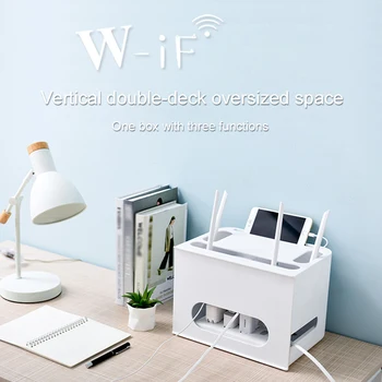 New Wifi Box Router Storage Box Wireless Plug Board Socket Bracket Cable Home Decor Storage Organizer Wire Storage Container Box
New Wifi Box Router Storage Box Wireless Plug Board Socket Bracket Cable Home Decor Storage Organizer Wire Storage Container Box