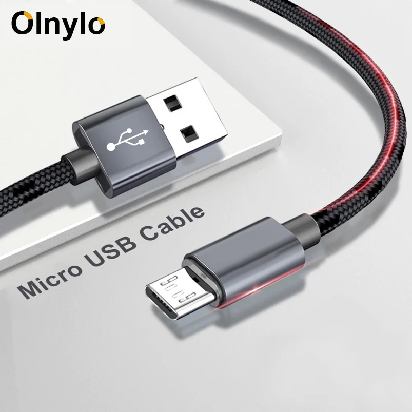 Olnylo Micro USB Cable Fast Charging Phone Charger adapter Data Cabel For Samsung Huawei Xiaomi Andriod Microusb Phone Cables
Olnylo Micro USB Cable Fast Charging Phone Charger adapter Data Cabel For Samsung Huawei Xiaomi Andriod Microusb Phone Cables