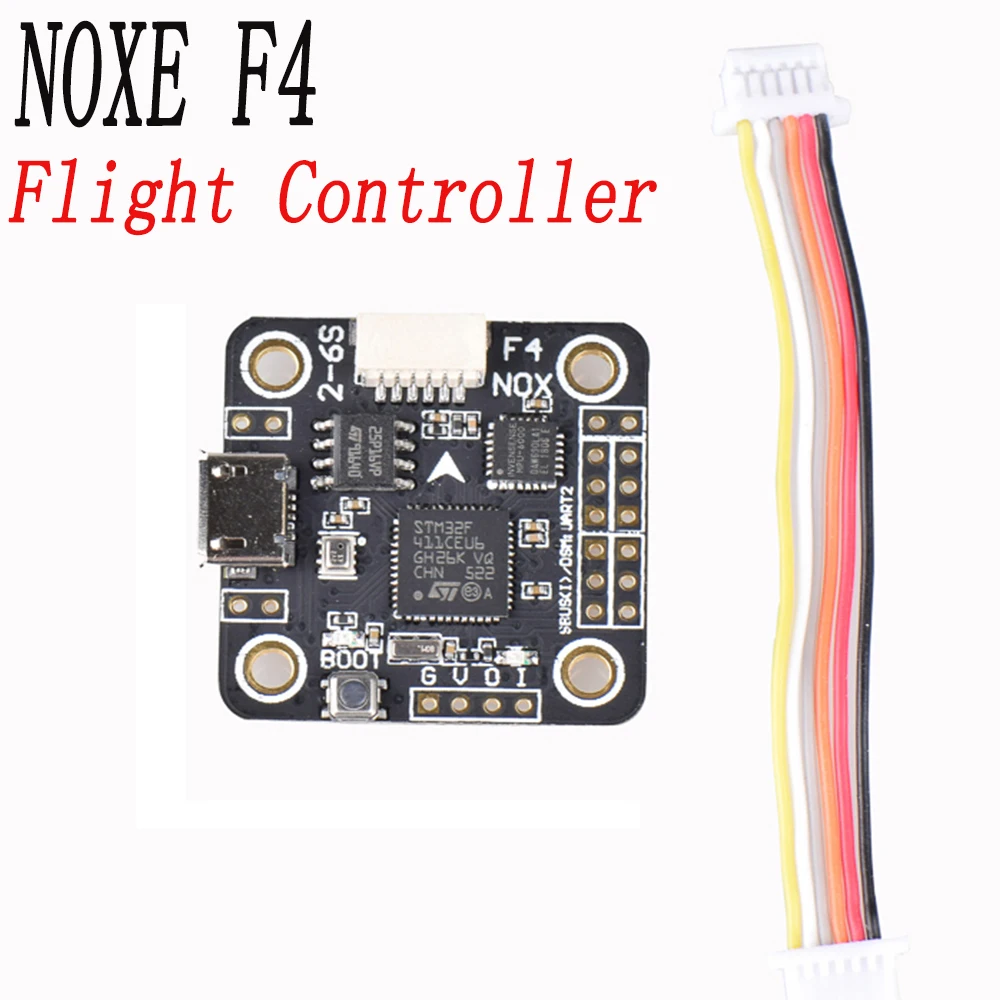 NOXE F4 Flight Controller Board MPU6000 Sensor OSD 5V / 3A BEC with Barometer for 90mm 120mm 150mm mini Drone Quadcopter
NOXE F4 Flight Controller Board MPU6000 Sensor OSD 5V / 3A BEC with Barometer for 90mm 120mm 150mm mini Drone Quadcopter