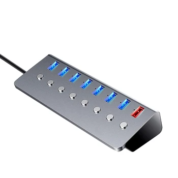 USB 3.0 Hub with Independent Switch Power Supply Port Computer Multi-Interface One Drag Seven Expander
USB 3.0 Hub with Independent Switch Power Supply Port Computer Multi-Interface One Drag Seven Expander