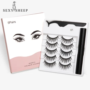 3/5 Pairs Magnetic False Eyelashes Magnetic Liquid Eyeliner Set 5 Magnets Natural Eyelashes Extension Lasting Magnetic Makeup
3/5 Pairs Magnetic False Eyelashes Magnetic Liquid Eyeliner Set 5 Magnets Natural Eyelashes Extension Lasting Magnetic Makeup