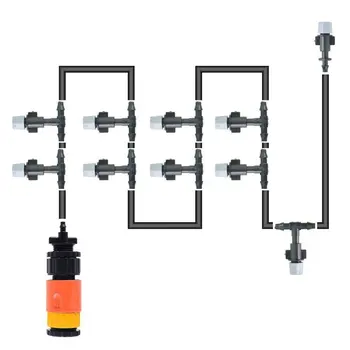 Hot 5m Water Misting Cooling Irrigation System Sprinkler Water Irrigation +10pc Removable Nozzle Cable Ties Sprinkler Garden Too
Hot 5m Water Misting Cooling Irrigation System Sprinkler Water Irrigation +10pc Removable Nozzle Cable Ties Sprinkler Garden Too