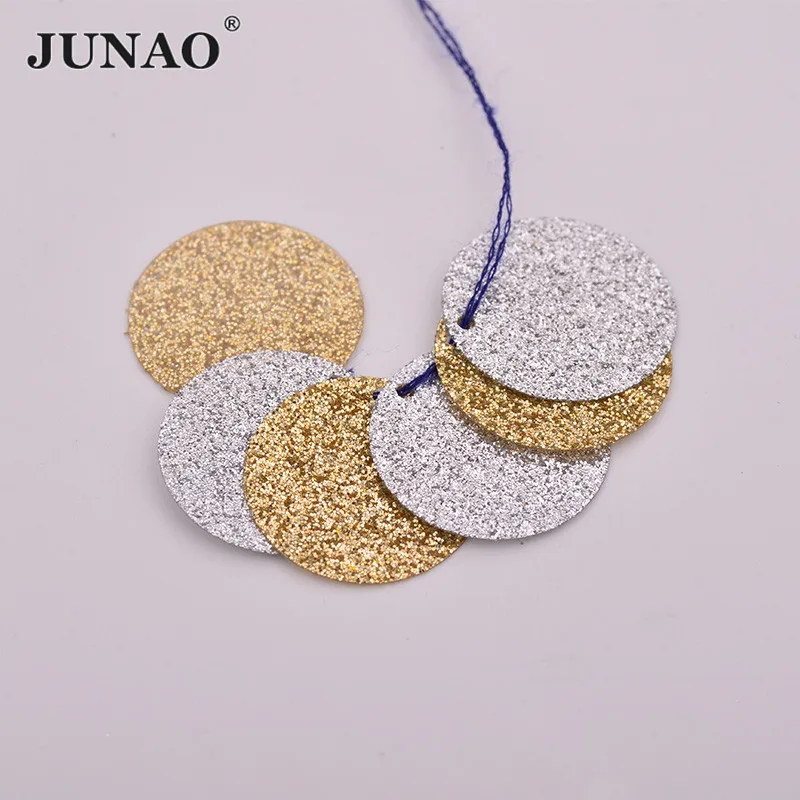 JUNAO 18mm Gold Silver Sewing Large Sequins Flat Round Paillettes Sequins Material Scrapbook For Clothes Wedding Decoration
JUNAO 18mm Gold Silver Sewing Large Sequins Flat Round Paillettes Sequins Material Scrapbook For Clothes Wedding Decoration