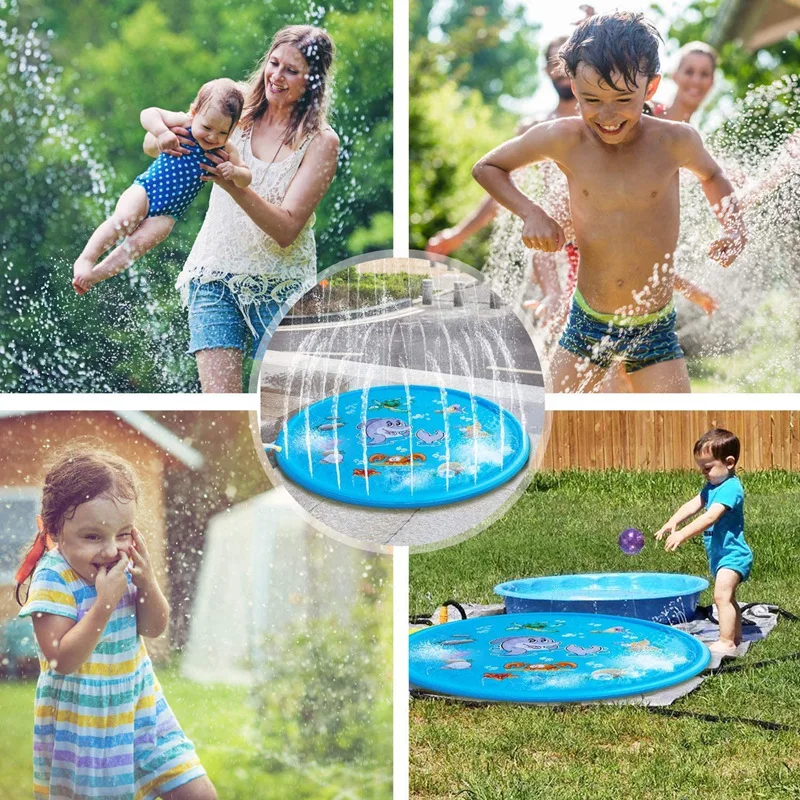 Kids Summer Outdoor Toys PVC Water Spray Mat Children's Outdoor Toy Dolphin Shark Sport Mat Dinosaur Rainbow Water Spray Mat
Kids Summer Outdoor Toys PVC Water Spray Mat Children's Outdoor Toy Dolphin Shark Sport Mat Dinosaur Rainbow Water Spray Mat