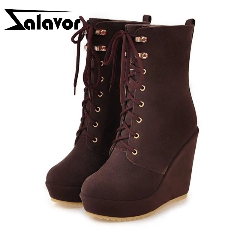 ZALAVOR Daily Office Lady Simple Cross Strap Ankle Boots Round Toe Platform Winter Autumn Shoes Woman Footwear Boots Size 32-43
ZALAVOR Daily Office Lady Simple Cross Strap Ankle Boots Round Toe Platform Winter Autumn Shoes Woman Footwear Boots Size 32-43