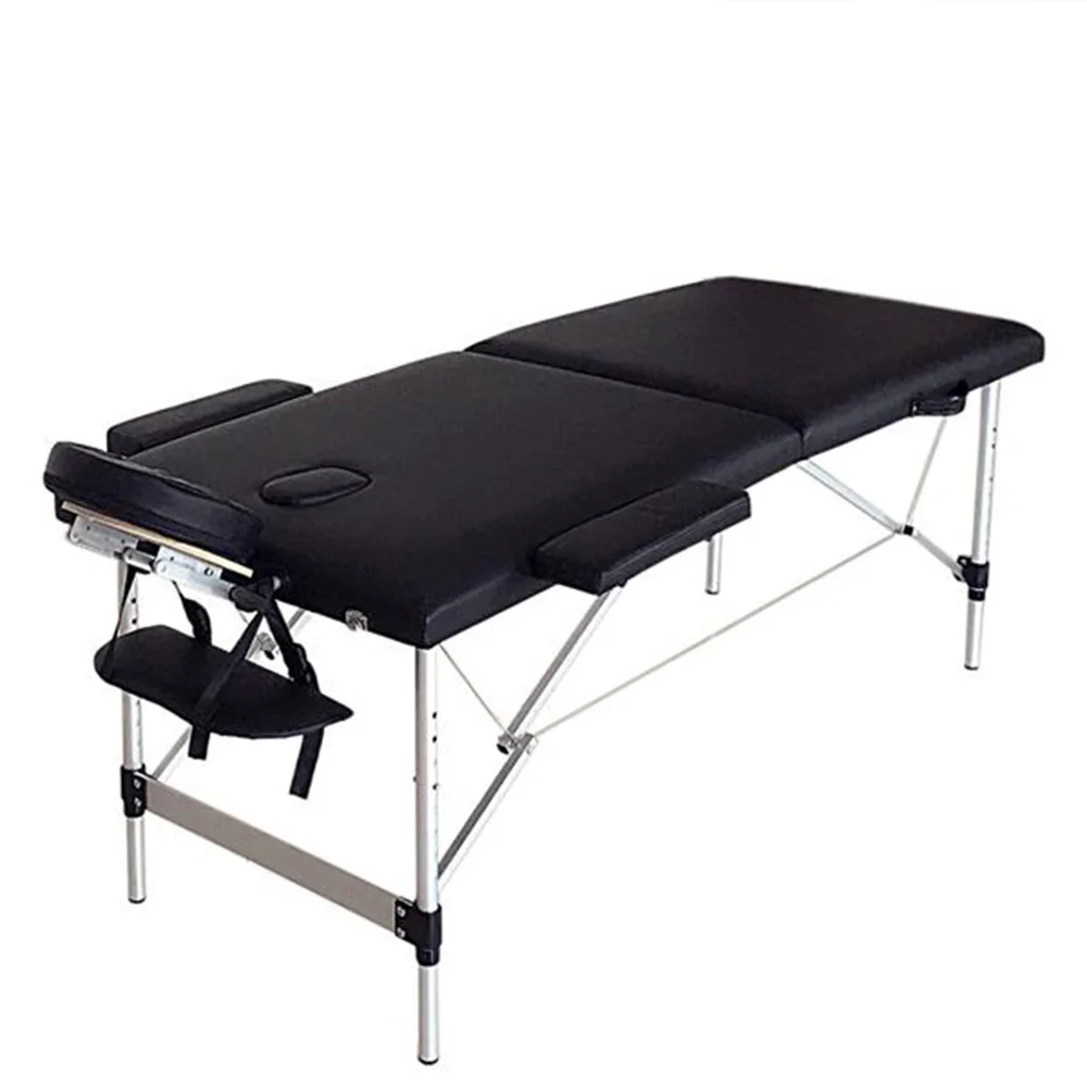 Black Color 2 Sections Folding Portable SPA Bodybuilding Massage Table Beauty Bed with Free Case
Black Color 2 Sections Folding Portable SPA Bodybuilding Massage Table Beauty Bed with Free Case