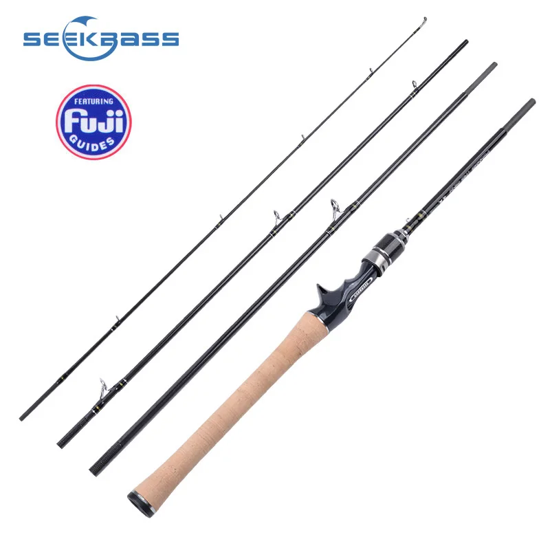 Seekbass 2.1m 4 sections Carbon Fishing Spinning Casting Rod with FUJI Guide Rings Reel Seat ML Action Travel Rod
Seekbass 2.1m 4 sections Carbon Fishing Spinning Casting Rod with FUJI Guide Rings Reel Seat ML Action Travel Rod