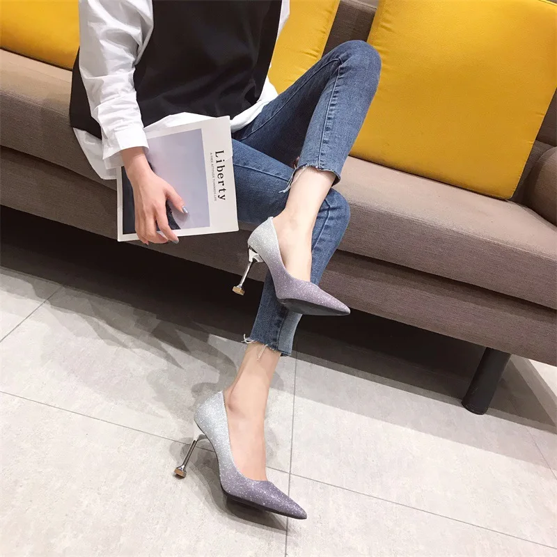 6567-3 Elegant Gradient 2019 Spring New Style Fashion Pointed Thin Heeled High Heel Shoes Elegant Versatile Shoes Women's Fashio
6567-3 Elegant Gradient 2019 Spring New Style Fashion Pointed Thin Heeled High Heel Shoes Elegant Versatile Shoes Women's Fashio
